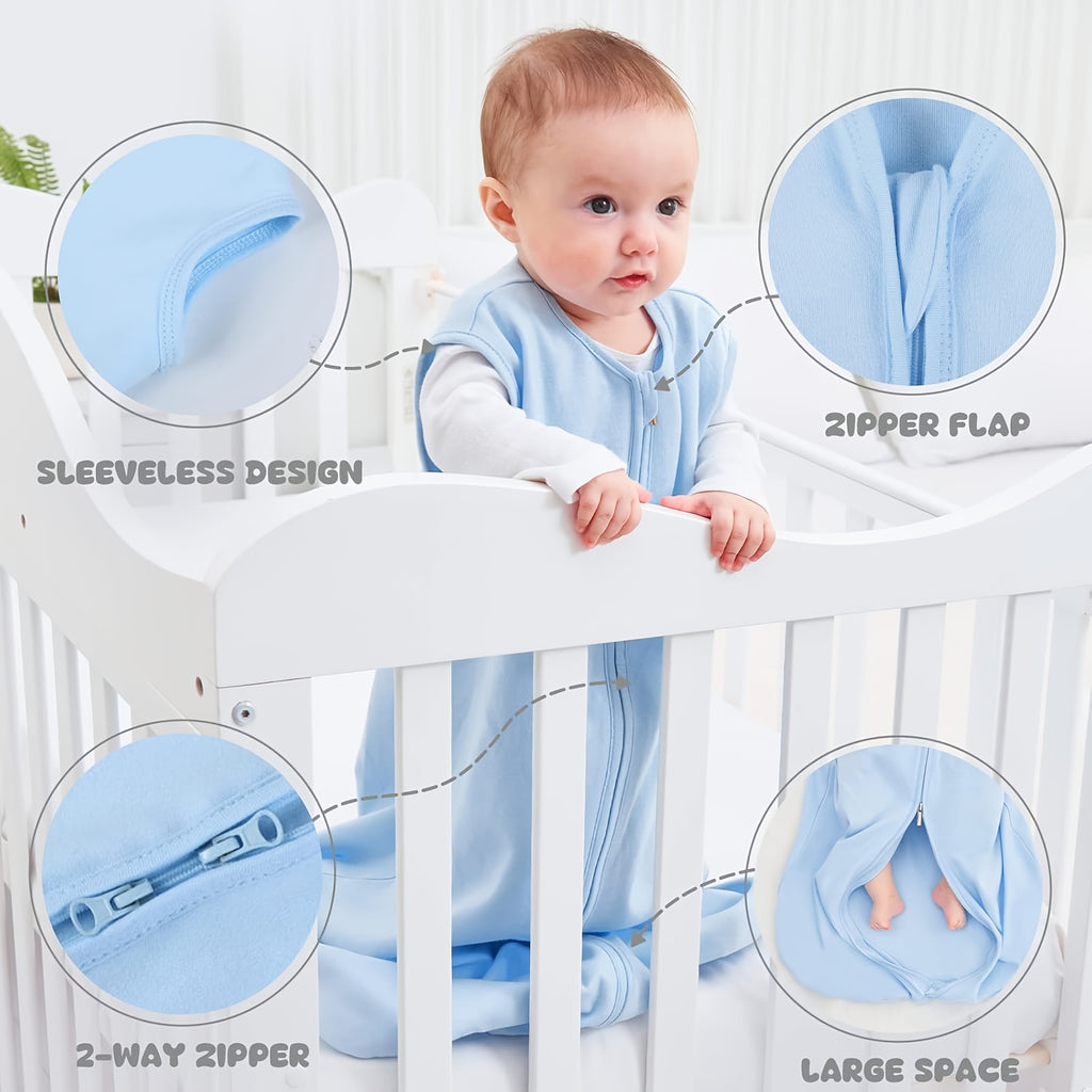 Ensemble 3 pièces pour bébé 100% 0.5 TOG avec fermeture éclair — Monptitlou