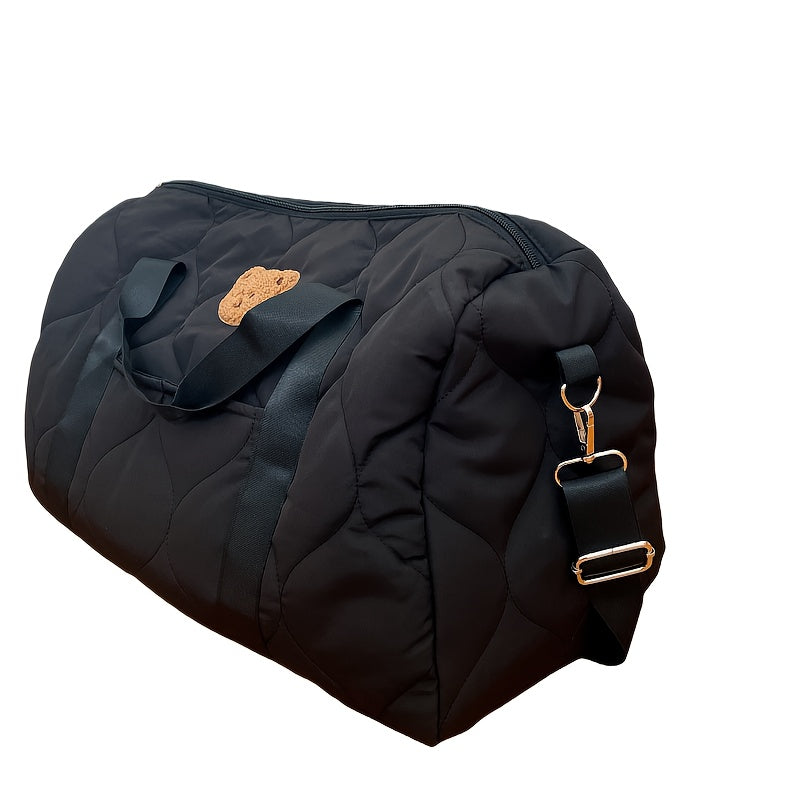 Sac de Maternité Grande Capacité Ours Noir — Monptitlou Image