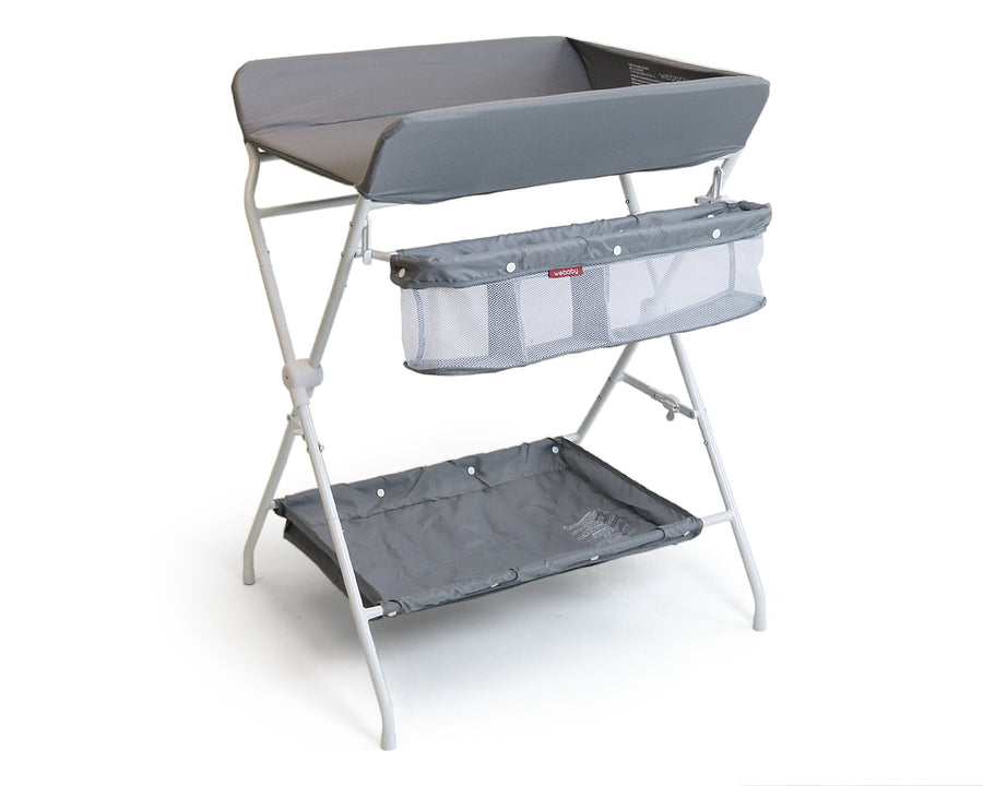 WEBABY - Table à langer pliante en acier MIO avec panier de rangement — Monptitlou
