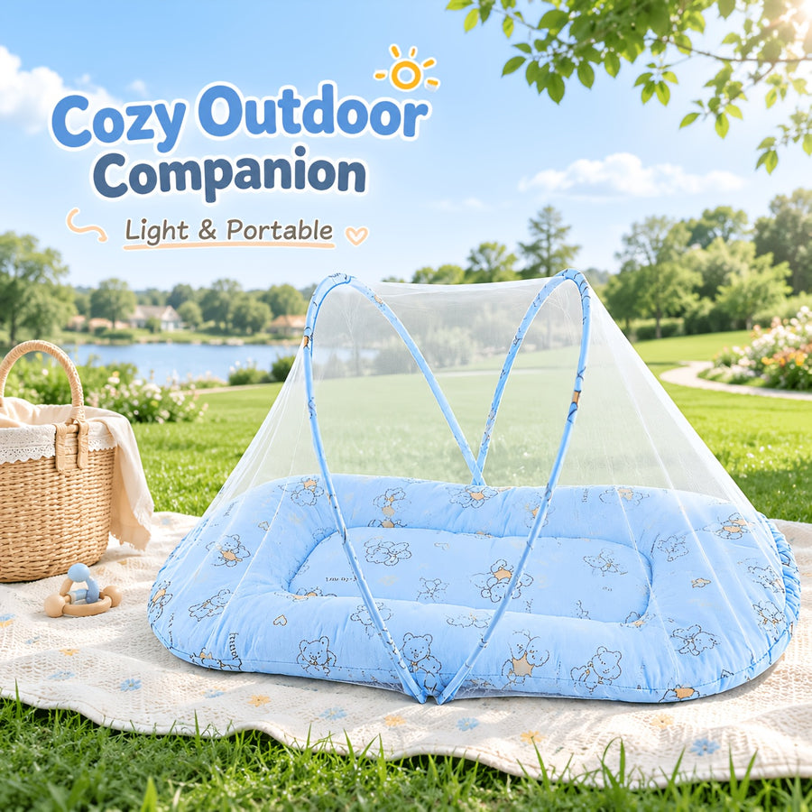 Moustiquaire d'extérieur simple pour enfants, portable, avec rangement — Monptitlou
