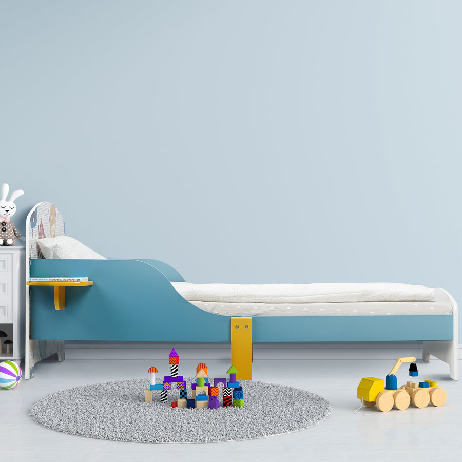 Lit enfant monstres avec tablette — Monptitlou