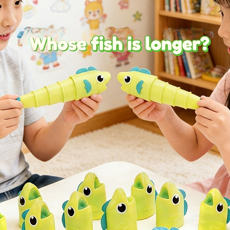 Jeu de pêche éducatif, jouet poisson rétractable — Monptitlou