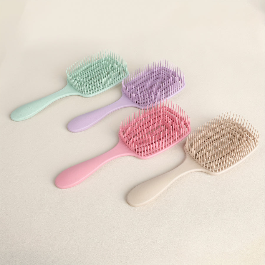Brosse carrée 1 pc/2 pcs pour cheveux mouillés et secs