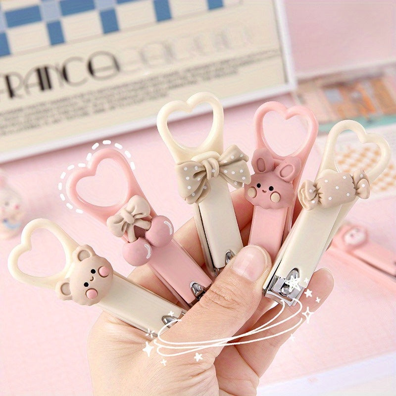 Laser Gravure Personnalisation Disponible Ce Coupe-ongles Cœur Cartoon