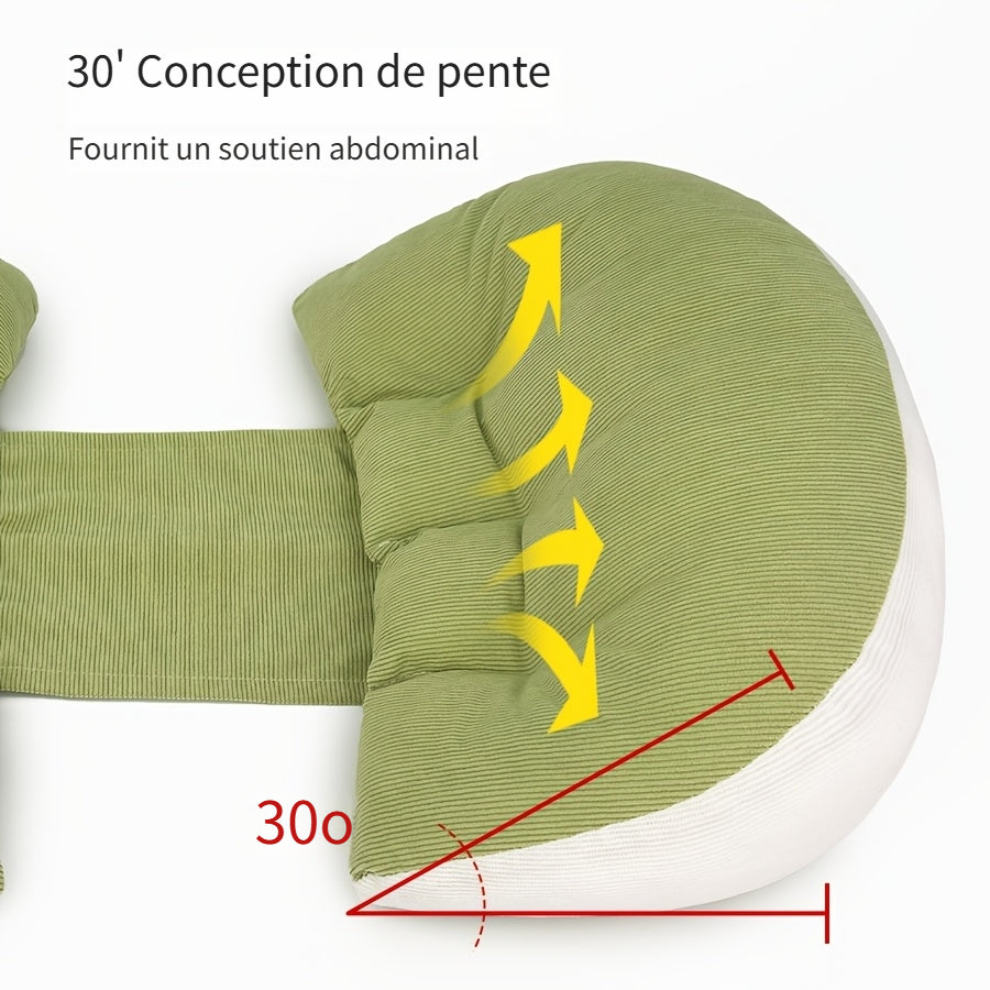 Oreiller de couchage pour la grossesse, oreiller de voyage réglable — Monptitlou