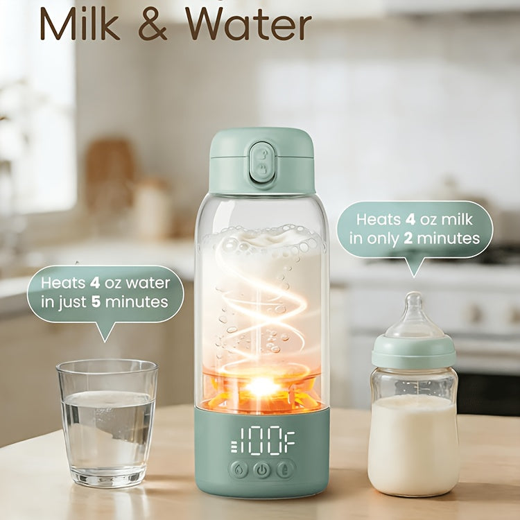 Chauffe-biberon portable avec double mode de chauffe pour le lait — Monptitlou
