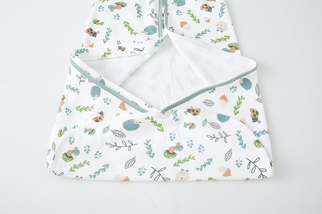 Nouveau sac de couchage pour bébé 2 pièces sans manches avec fond rond — Monptitlou