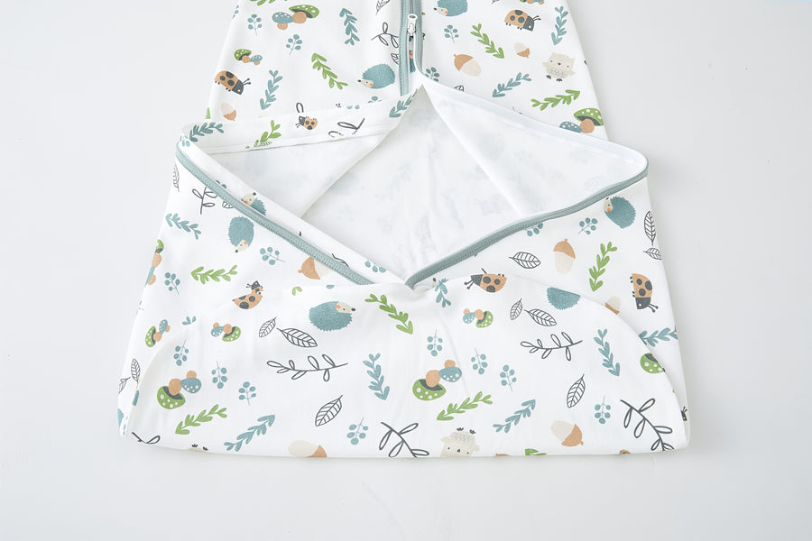 Nouveau sac de couchage pour bébé 2 pièces sans manches avec fond rond — Monptitlou