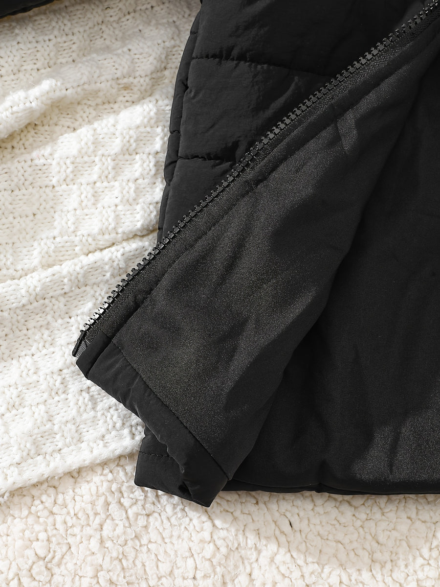 Nouvelle veste d'hiver tendance mi-longue et épaisse — Monptitlou