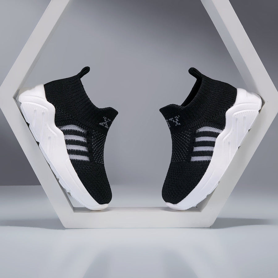 Chaussures Légères Décontractées Athlétiques, Motif Rayé et Ouverture Élastique, Légères et Respirantes, Semelle Intérie