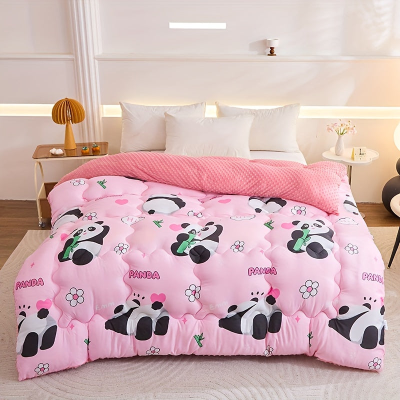 Ensemble de couette 3 pièces Panda Bébé Floral — Monptitlou