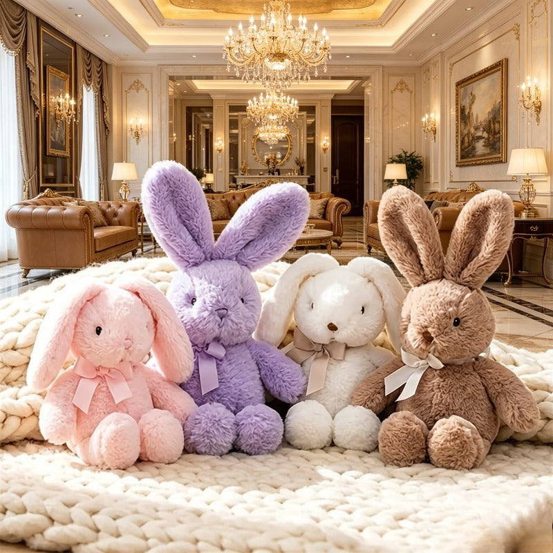 Peluche Lapin Doux, Lapin Mignon à Oreilles, Oreilles Longues — Monptitlou