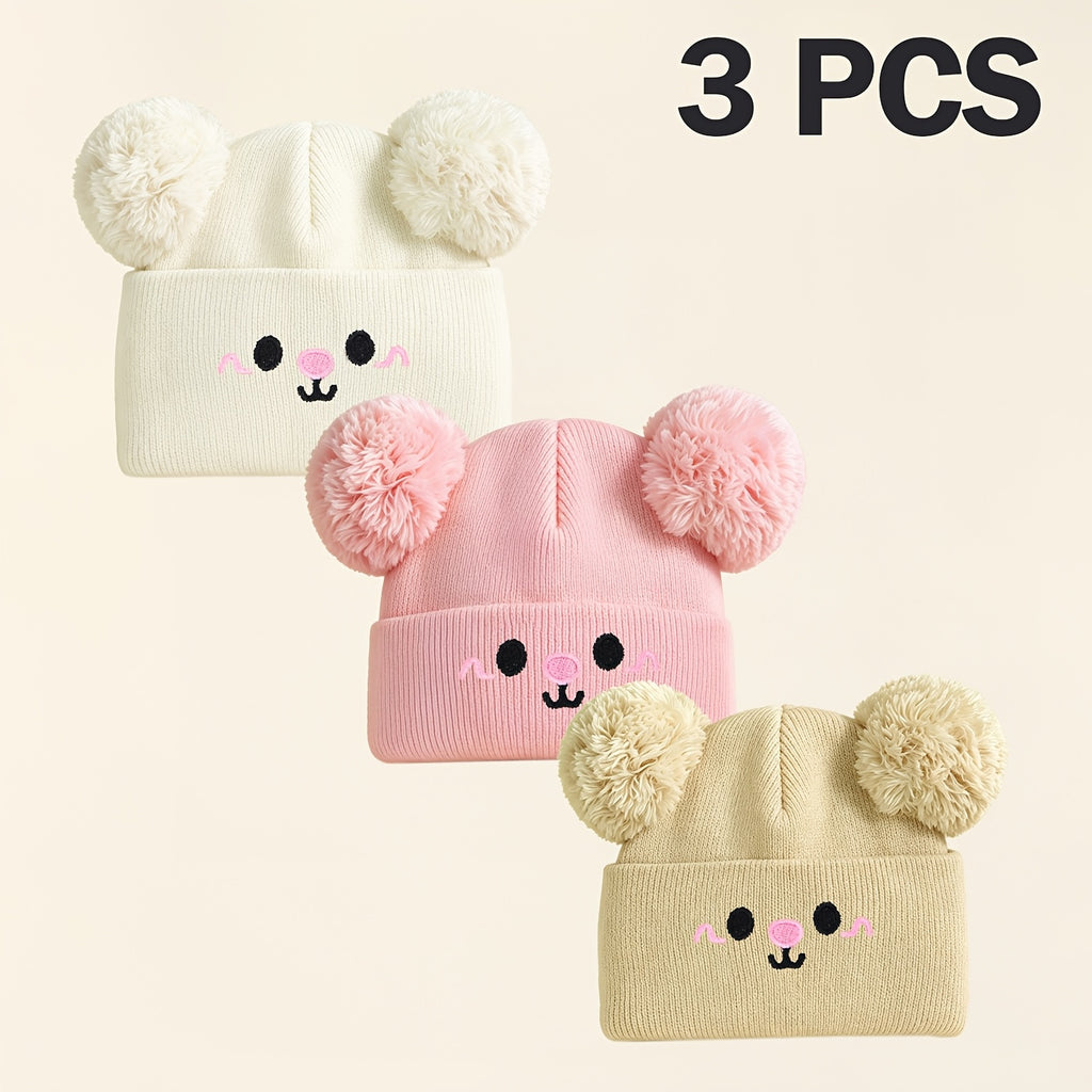 Bonnet Bébé Garçon, Bonnet Tricoté pour Nouveau-né, Bébé et Enfant — Monptitlou