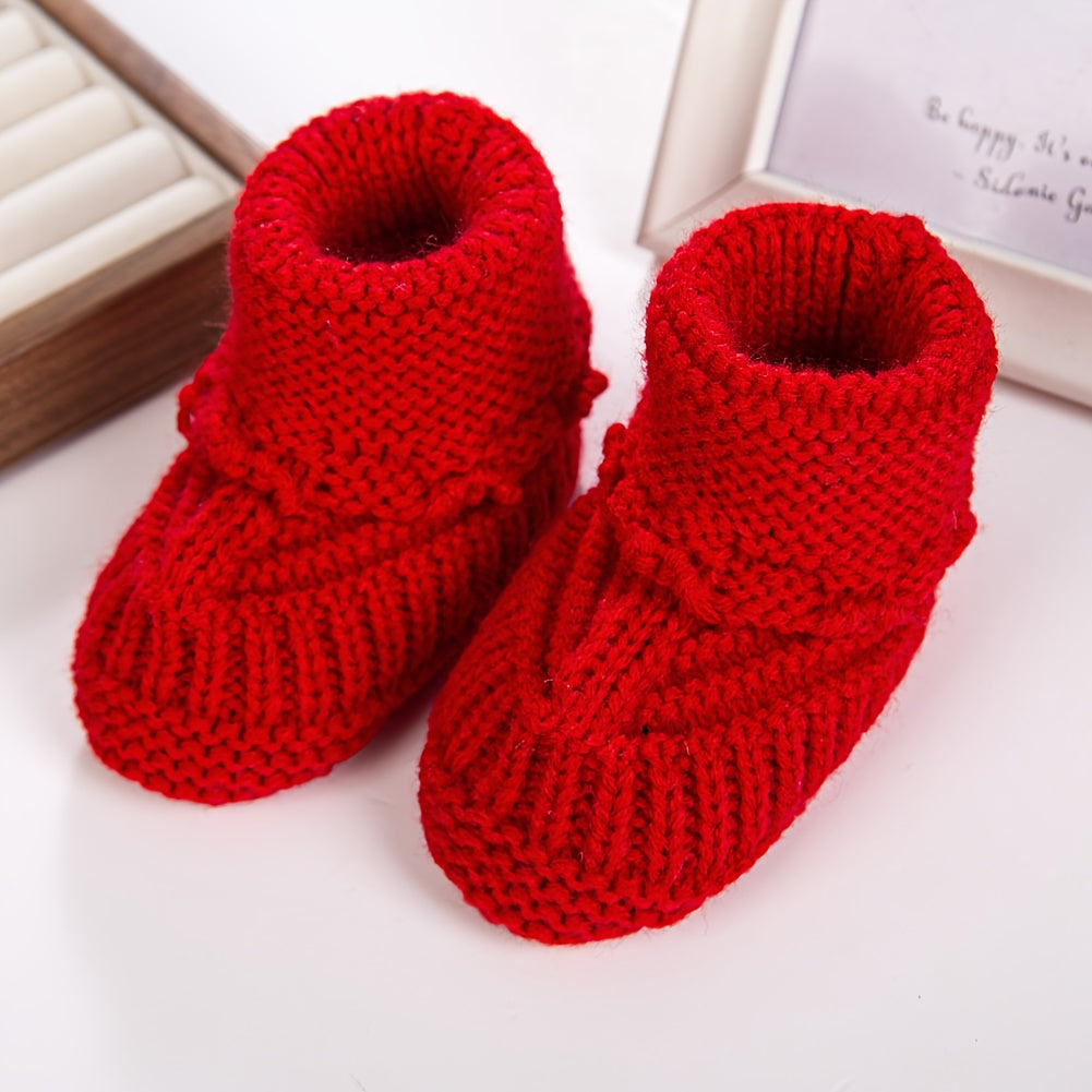 1 paire de chaussettes bébé en tricot 0-12 mois — Monptitlou