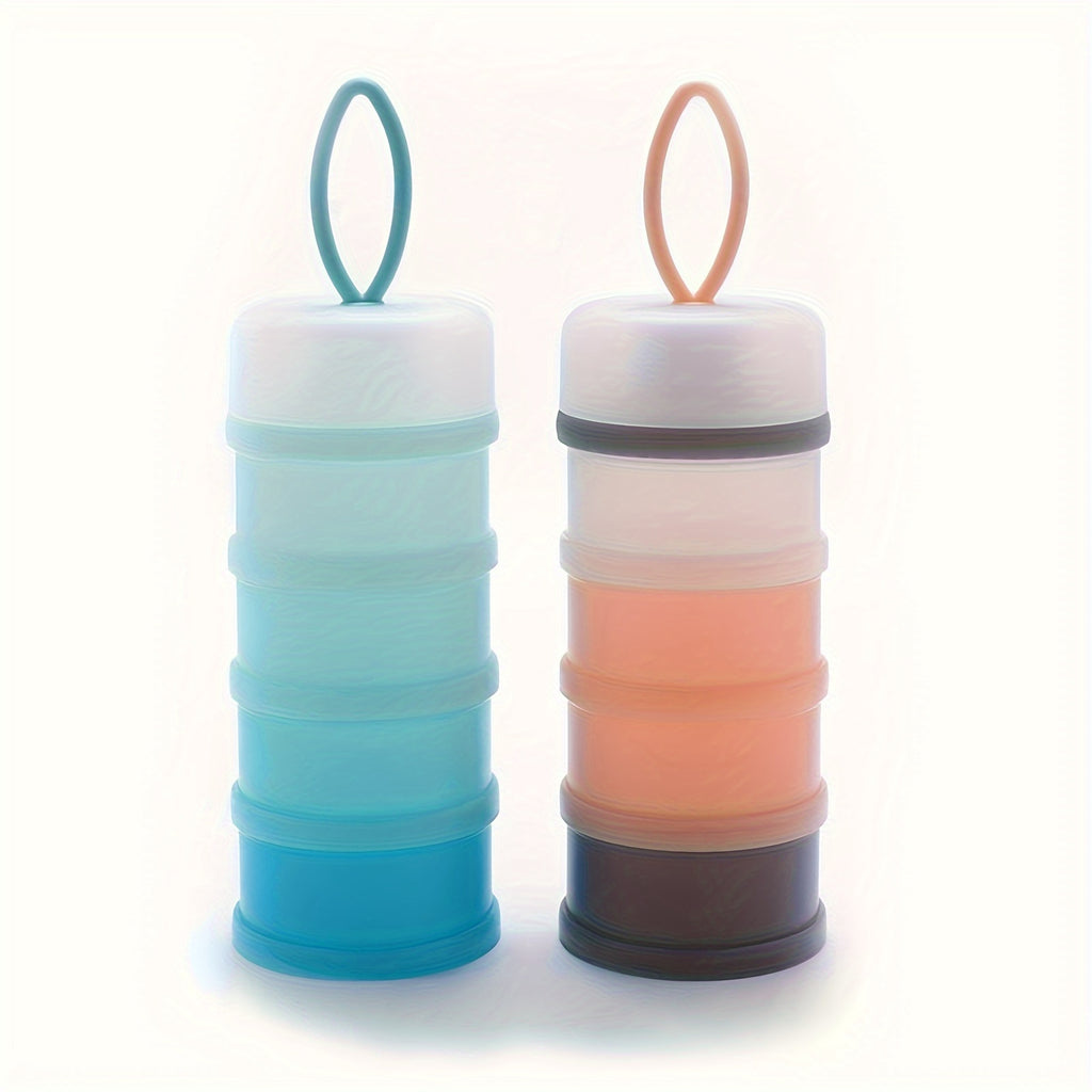 Boîte à Lait en Poudre 4 Couches, Distributeur de Formule Portable — Monptitlou