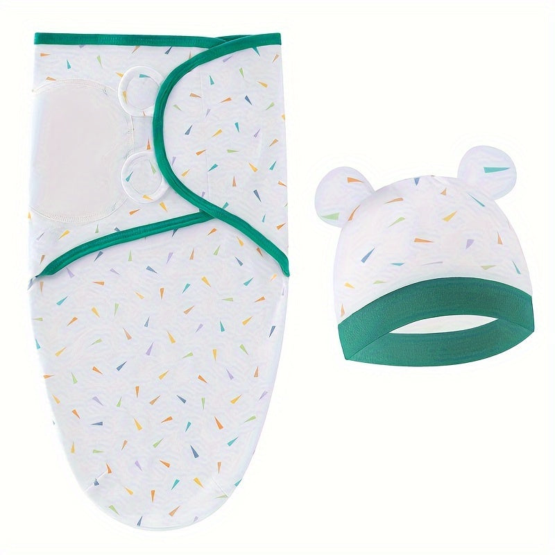 1 Ensemble Couverture Enveloppante Réglable pour Nouveau-né 0-6 Mois — Monptitlou