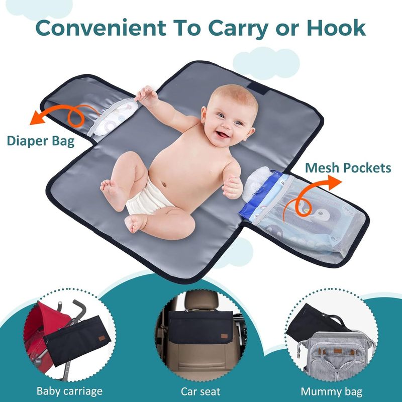 Tapis de change portable pour bébé — Monptitlou