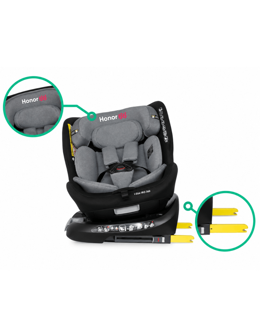 HonorBB Siège-Auto I-Size IRO 360° 40-150 cm – Siège Auto Enfant — Monptitlou