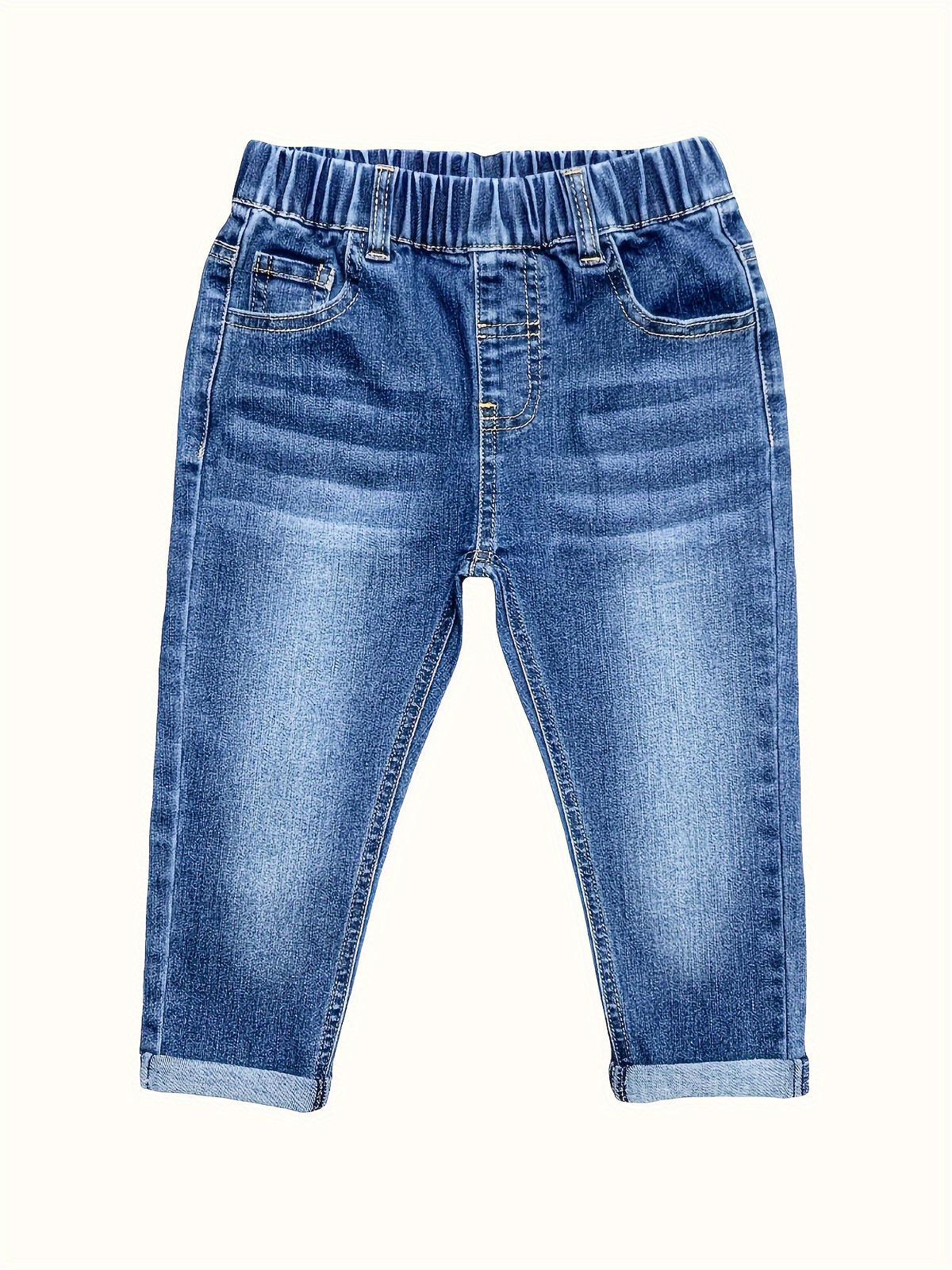 Pantalon en jean stretch pour garçon, style printemps/automne — Monptitlou Image