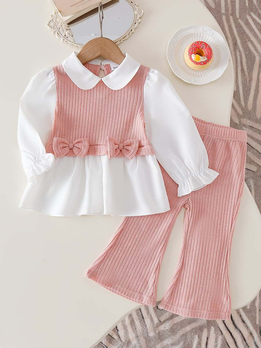 Ensemble contrasté réversible printemps/automne pour filles, photo 25