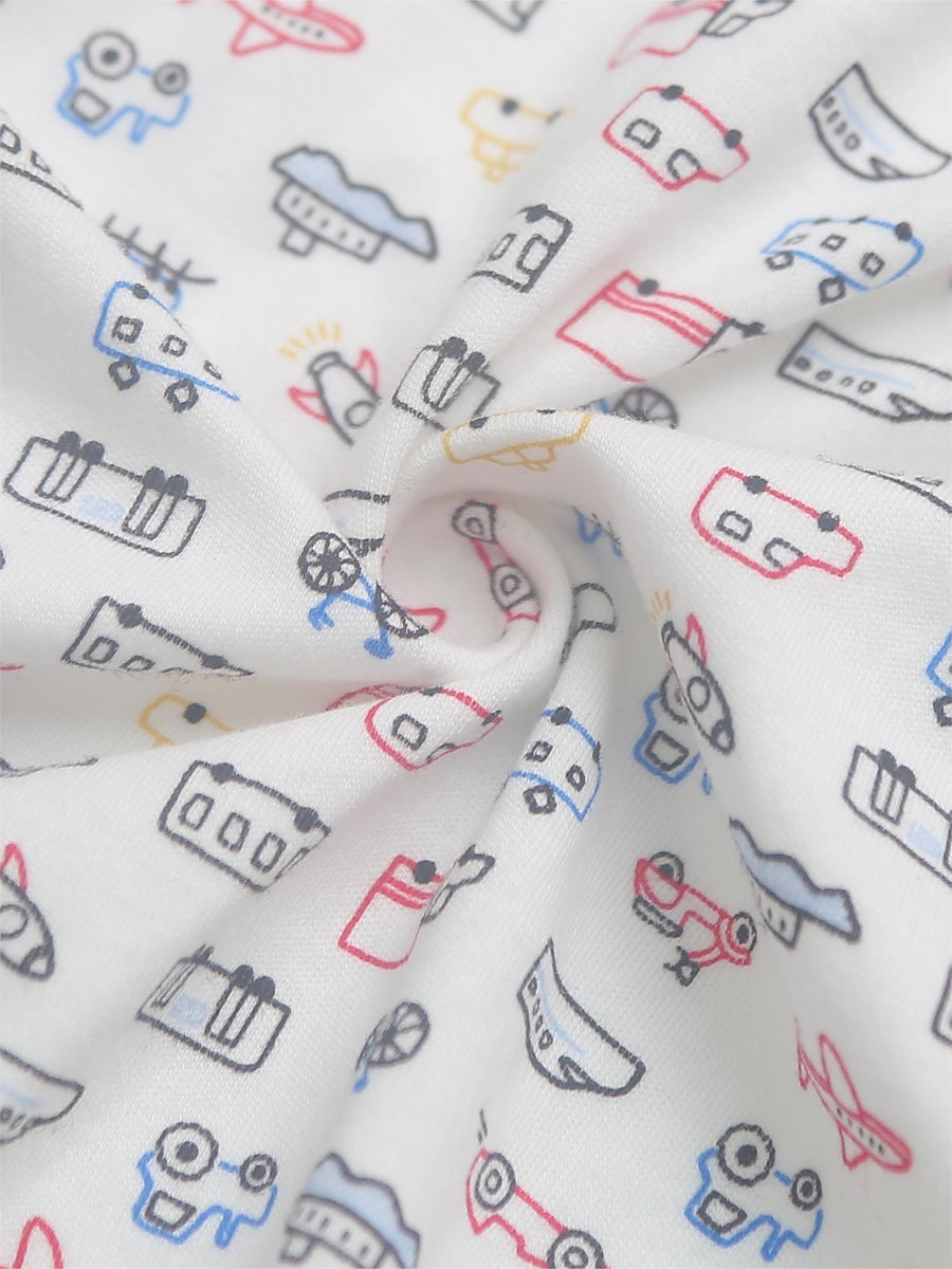 Mini Combinaison de Nuit à Pieds avec Imprimé Œufs — Monptitlou