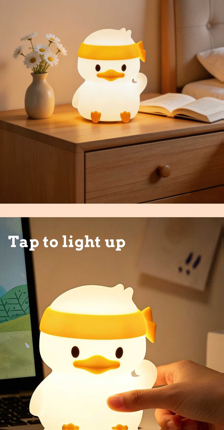 Lampe Pat-Pat, Veilleuse Canard à Recharge — Monptitlou
