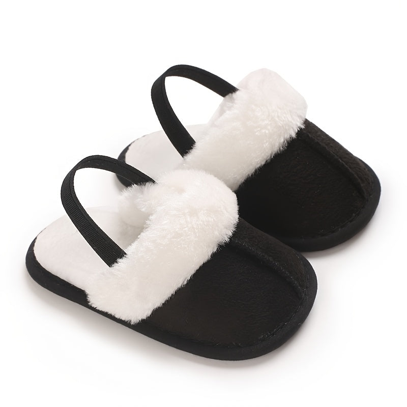 Chaussons Douillets en Peluche pour Bébé Fille — Monptitlou