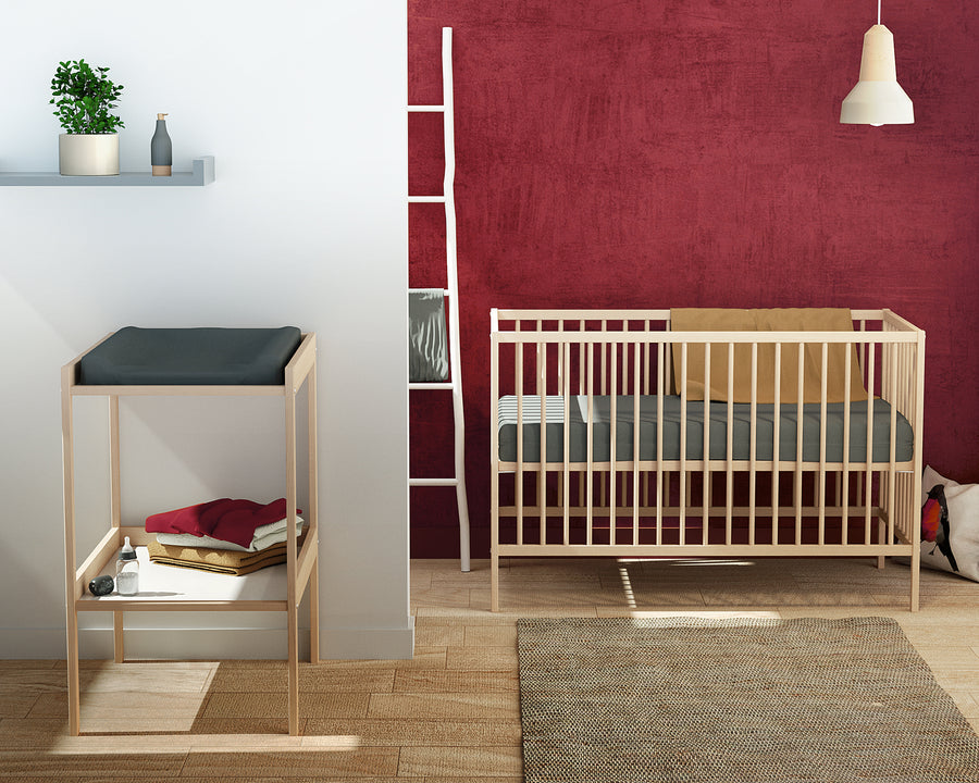 WEBABY - Table à Langer 1 étagère Hêtre Brut — Monptitlou