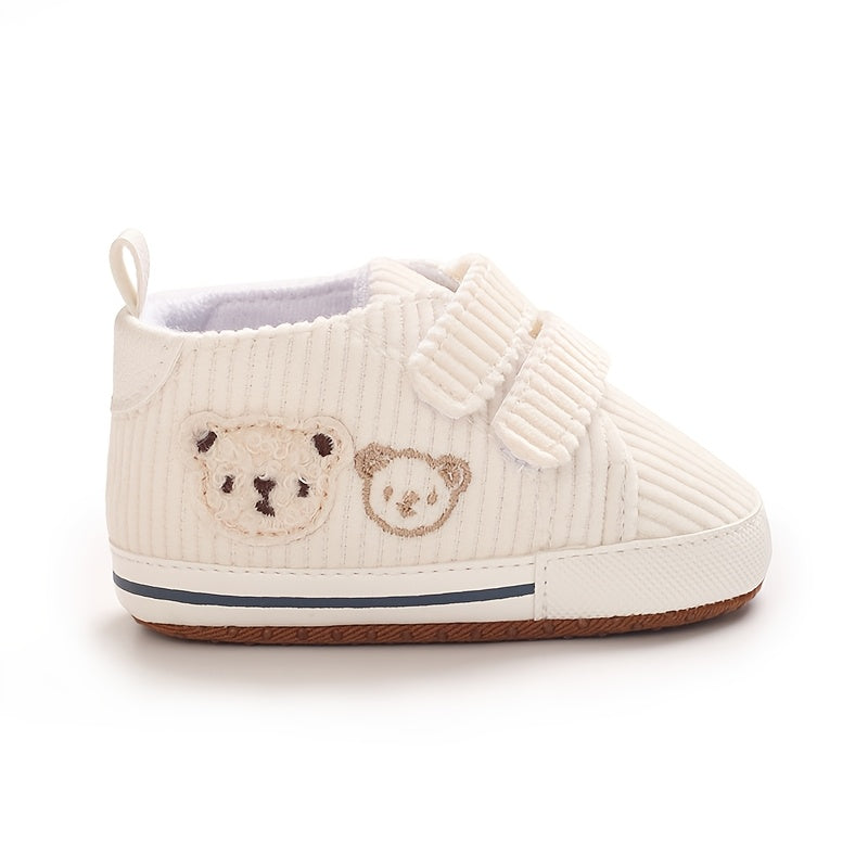 Chaussures de bébé 0-1 an printemps et automne, mignon petit ours — Monptitlou