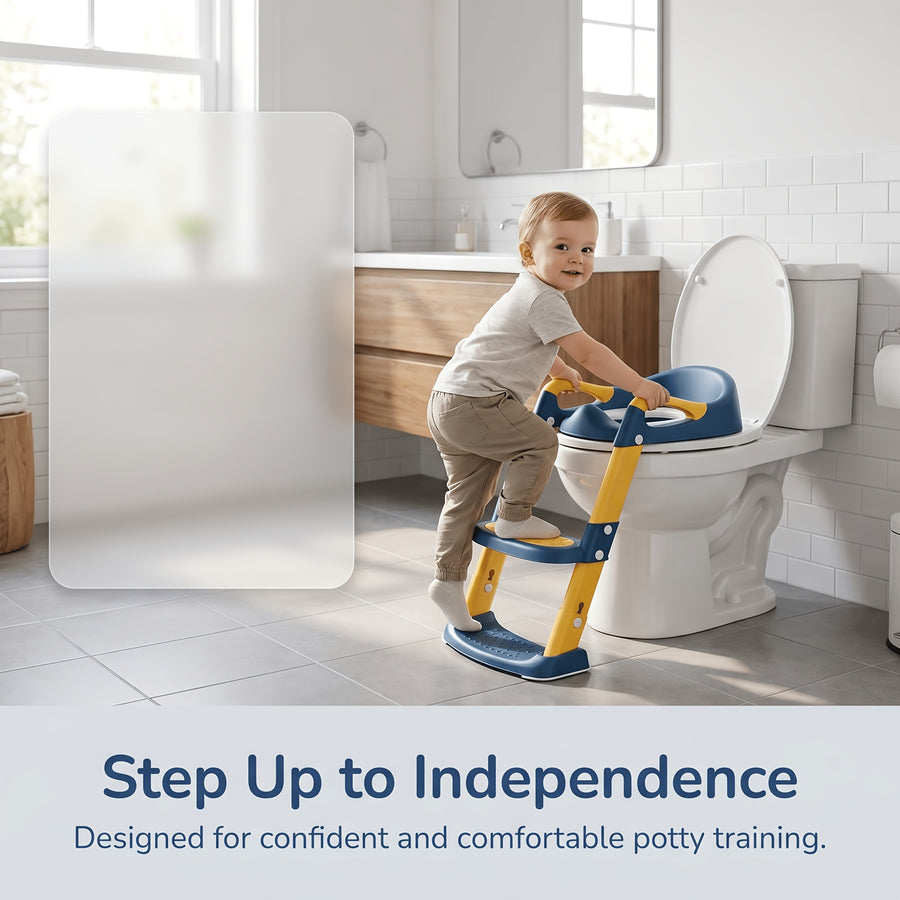Siège de toilettes pour tout-petits avec repose-pieds — Monptitlou