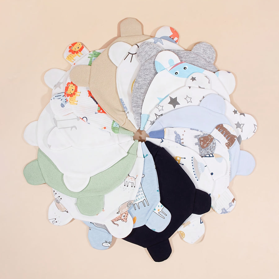 LAPI.ZAPI Ensemble de 6 pièces Bébé Couleur Aléatoire Combinée Chapeau — Monptitlou