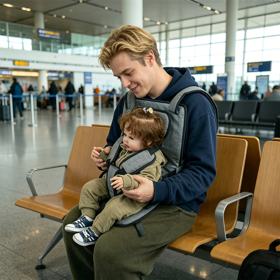 Porte-bébé dos pour voyage de maman — Monptitlou