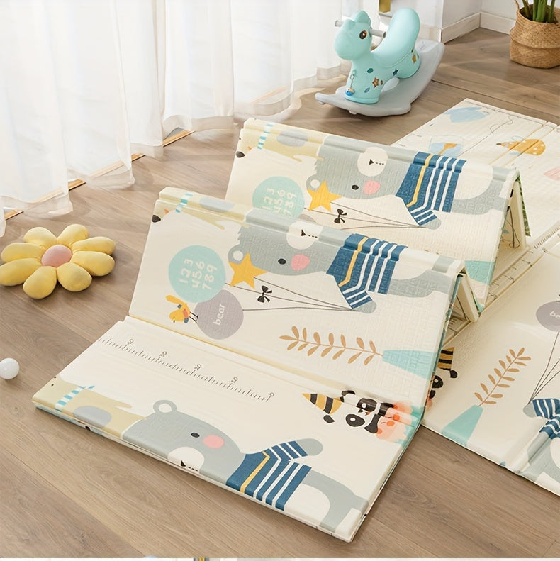 Matelas de Jeu pour Bébé Épais et Pliable en Mousse Non Toxique Inodore — Monptitlou