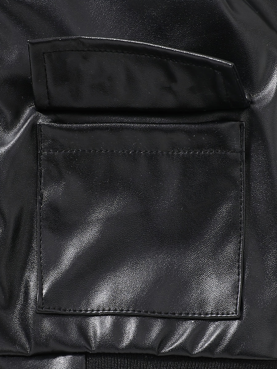 Veste pour bébé garçon, coupe-vent et chaude, col en polaire — Monptitlou