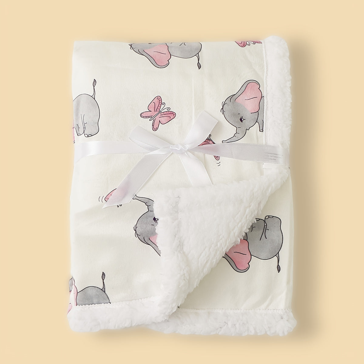 Couverture pour bébé double épaisseur imprimée motif géométrique — Monptitlou Image
