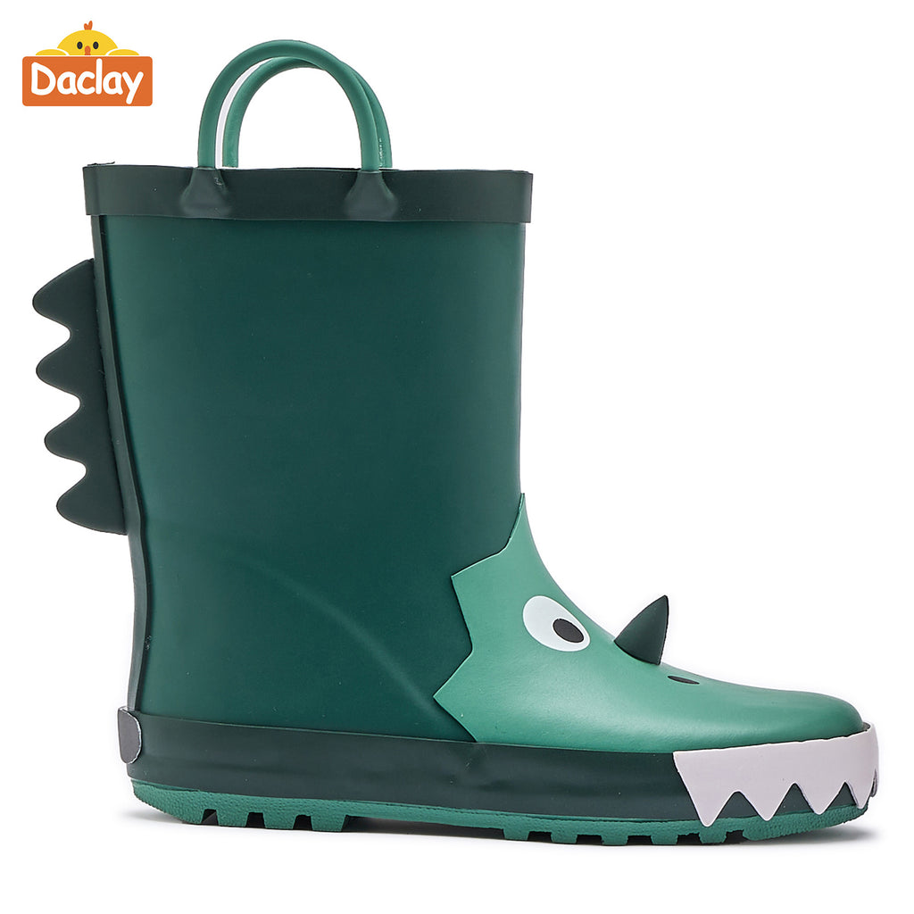 Bottes de pluie vertes, tendance et mignonnes — Monptitlou