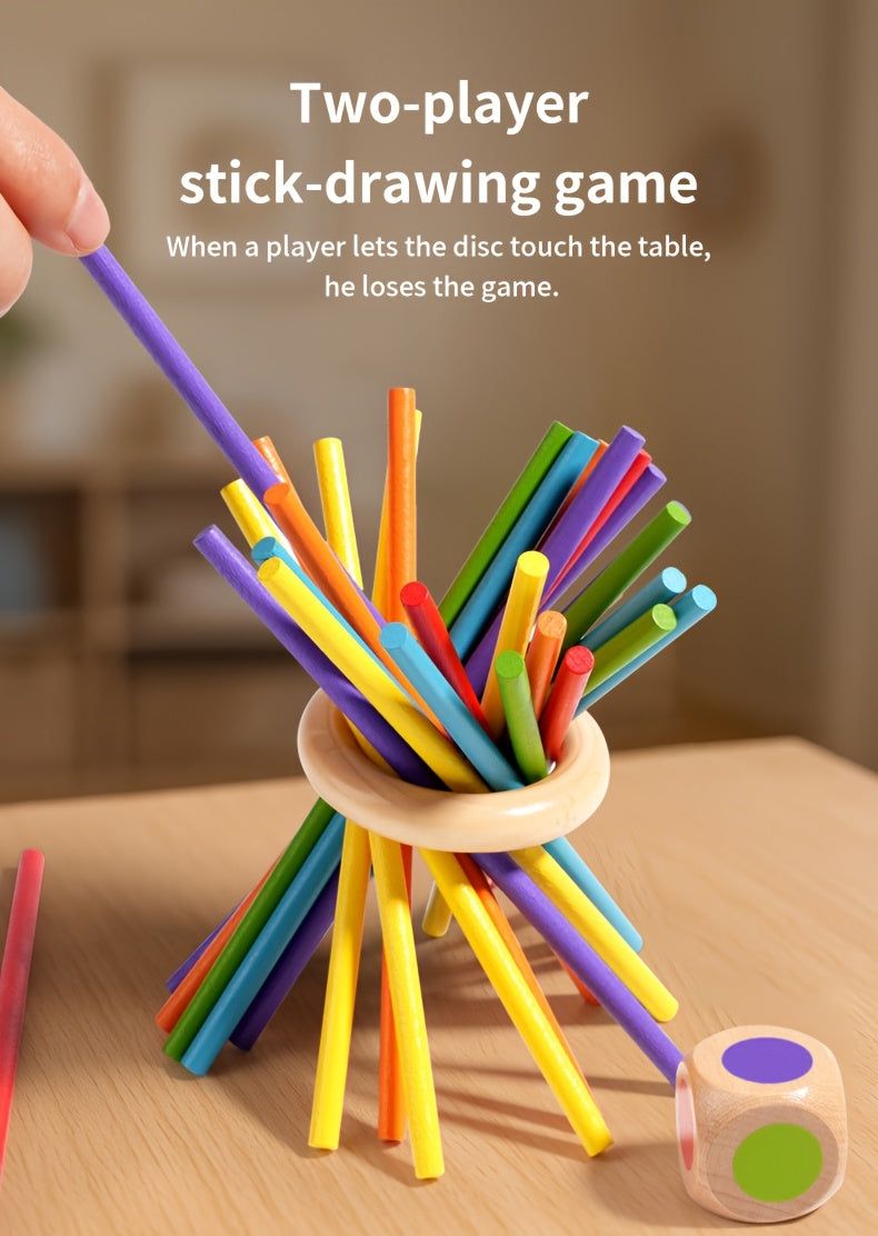 Jouets éducatifs en bois, jeux de société interactifs pour plusieurs — Monptitlou