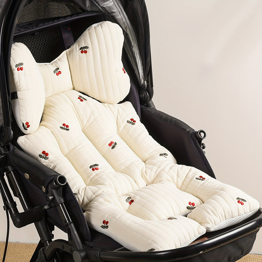 Coussin épais pur pour poussettes, porte-bébés et chaises hautes — Monptitlou