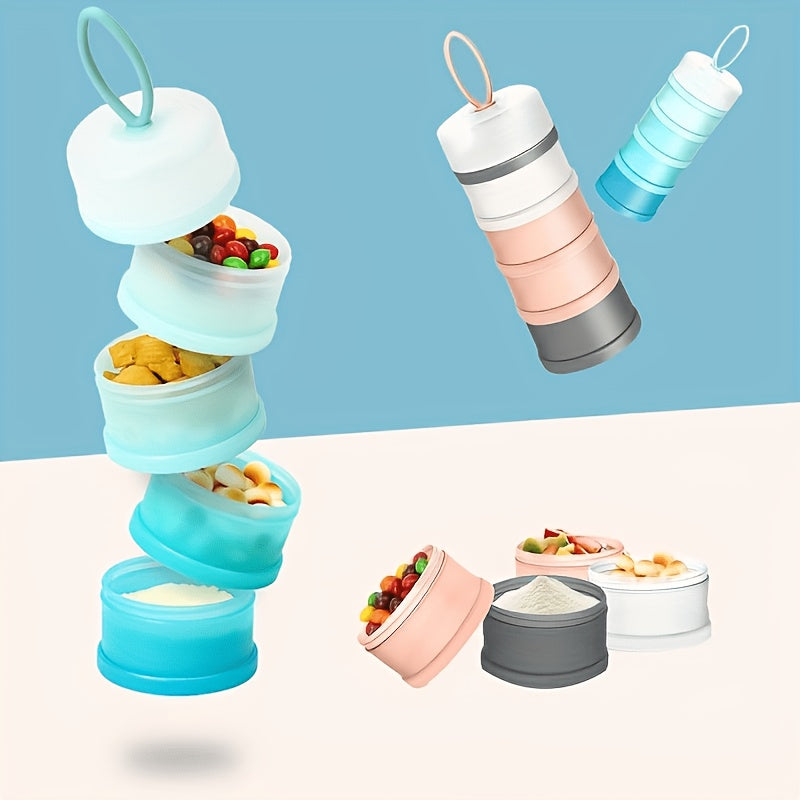 Distributeur de lait en poudre à 3 couches pour voyage et en déplacement, récipient de stockage de lait pour bébés, boît