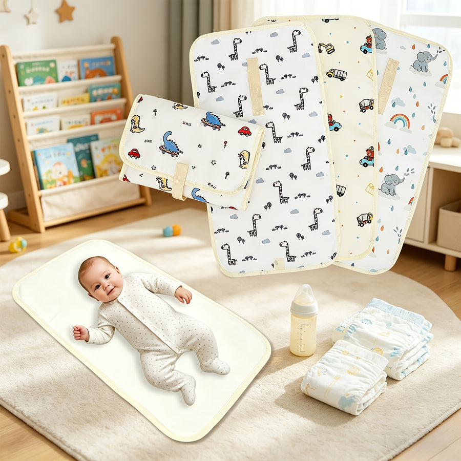 1 Matelas à langer pliable avec motif de dessin animé — Monptitlou