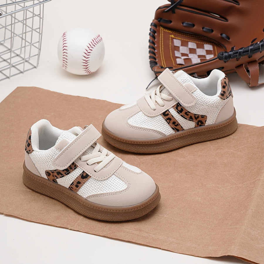 1 Paire de Baskets Décontractées à la Mode à Imprimé Léopard et à — Monptitlou