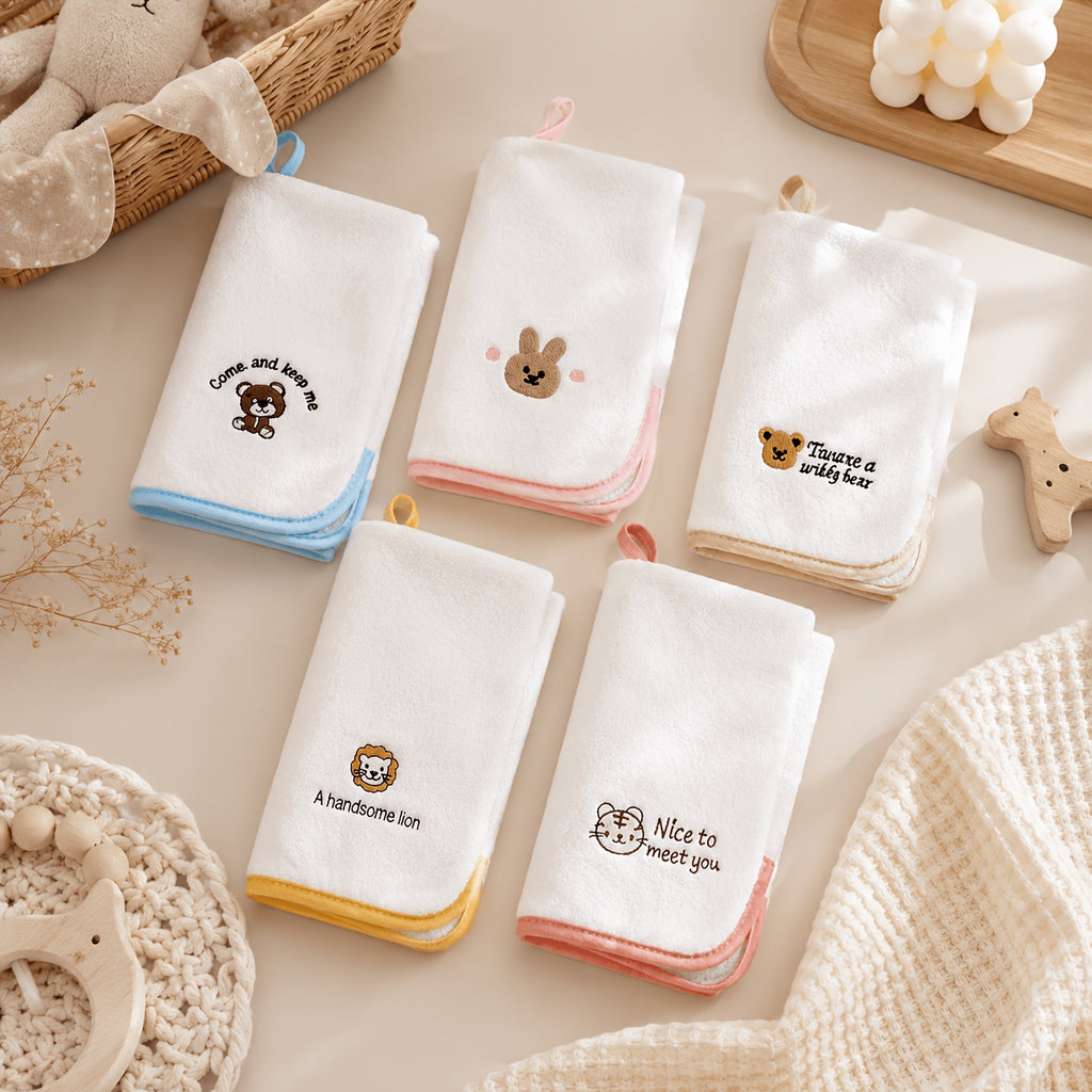 Serviettes Douces pour Bébé - Lot de 5 Serviettes et Mouchoirs Ultra — Monptitlou
