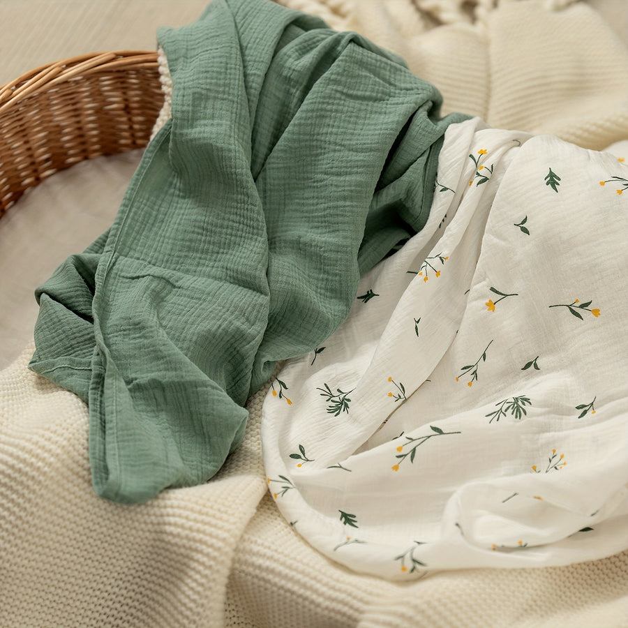 Couvertures en mousseline, lot de 2 couvertures de naissance pour — Monptitlou