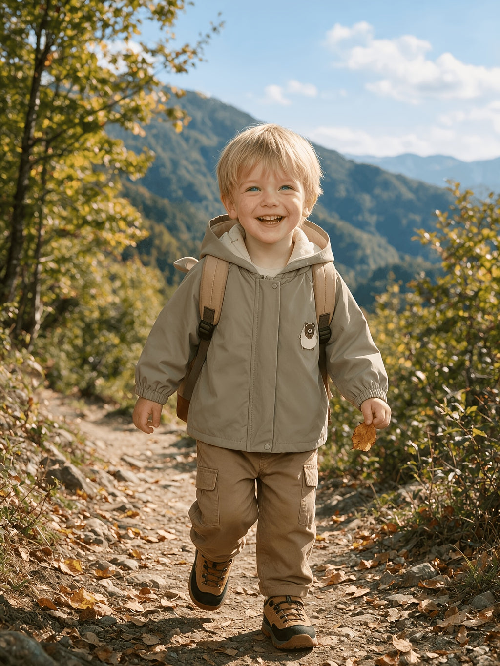 Adorable Veste à Capuche Multicolore, Style Facile, photo 13