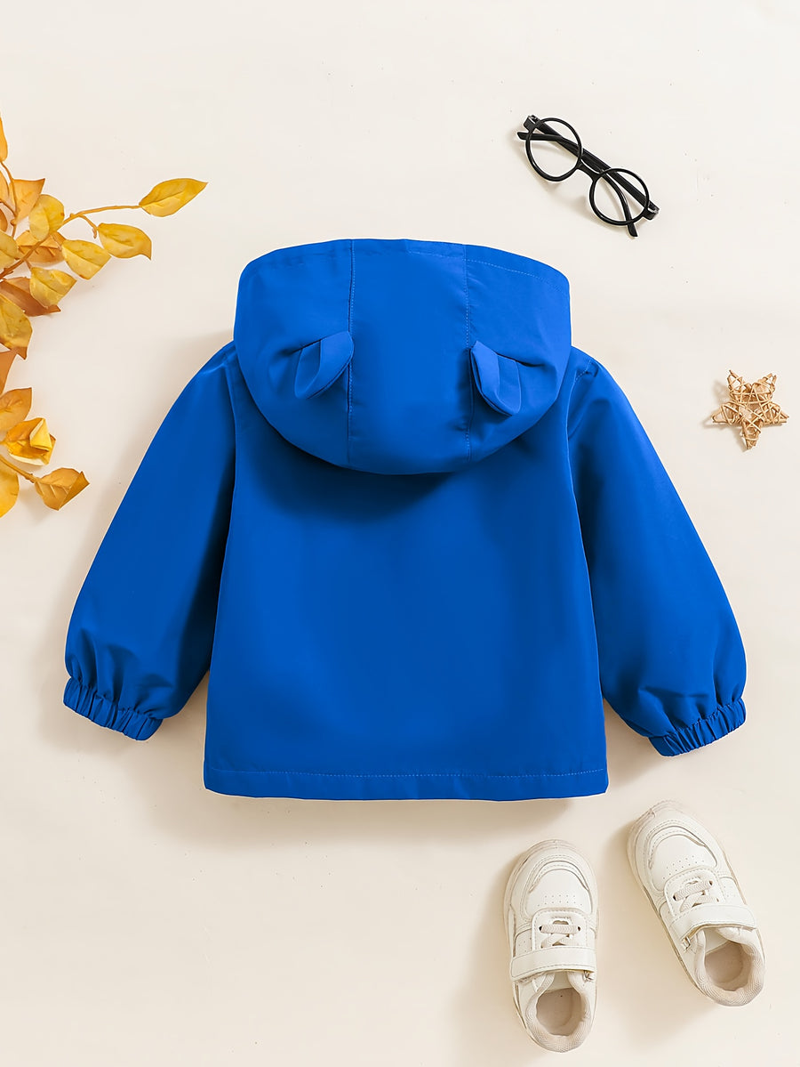 [Manteau trench garçon] Manteau trench à capuche style petites