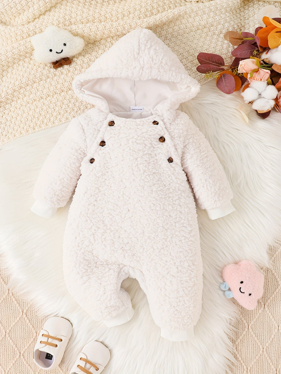 Combinaison chaude d'automne et d'hiver pour bébés filles et garçons — Monptitlou