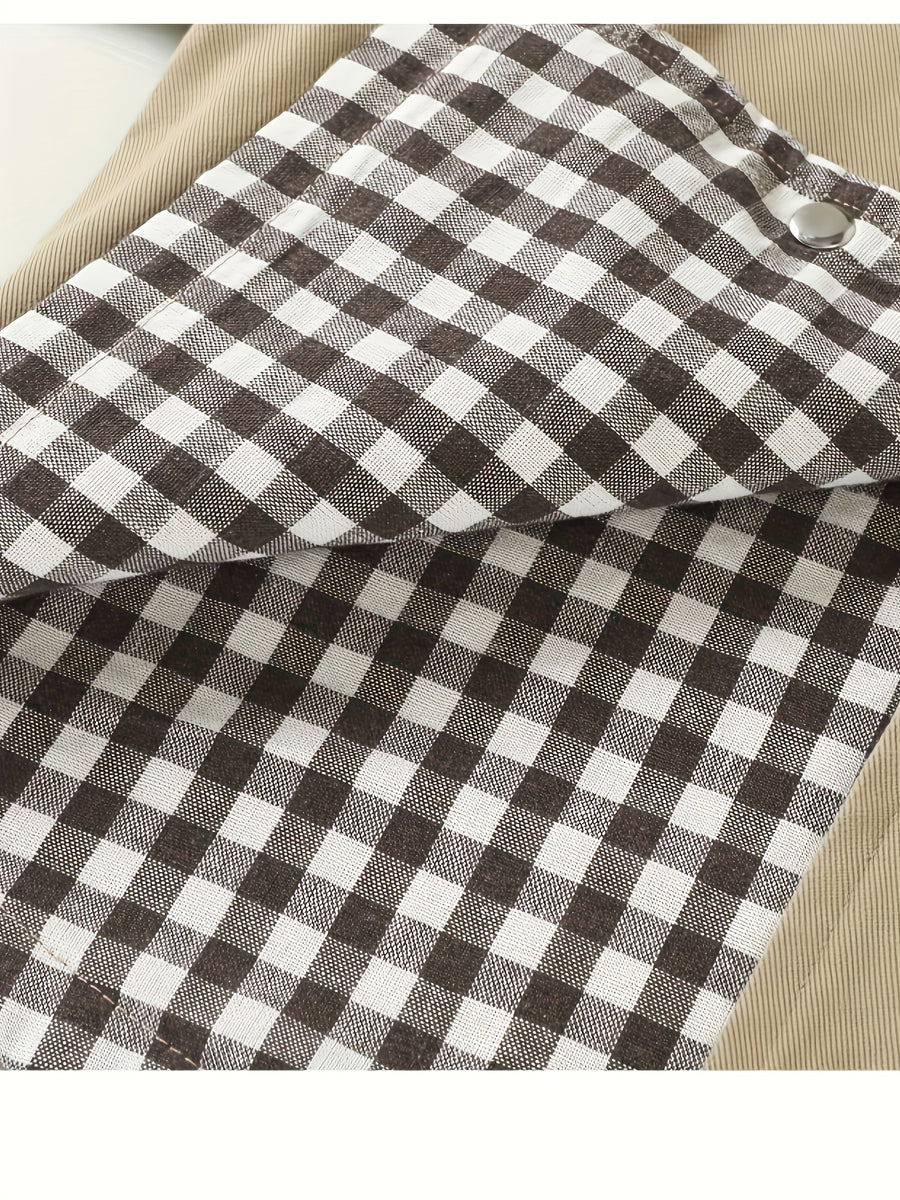 Veste à capuche manches longues couleur unie décontractée pour bébés — Monptitlou