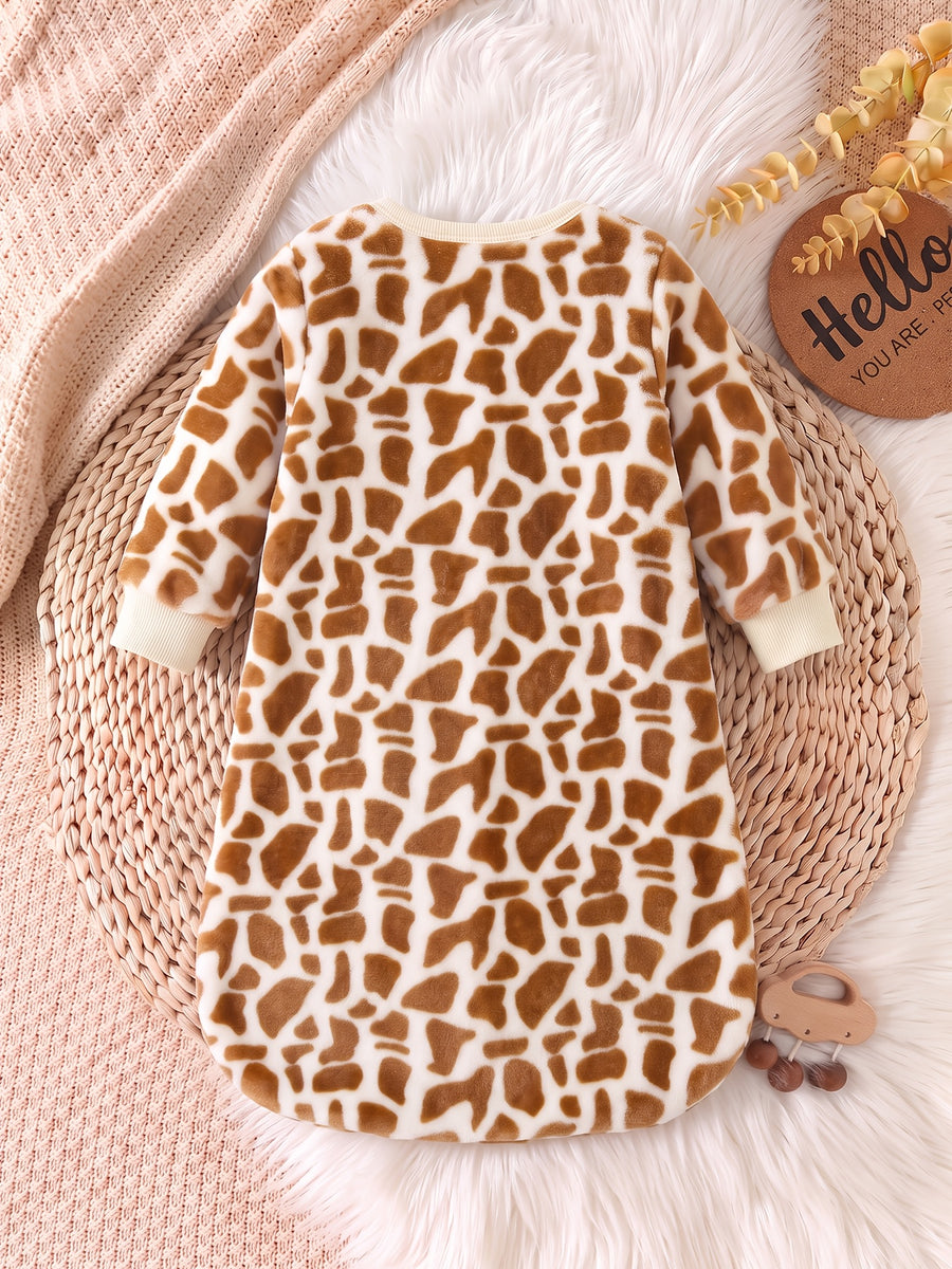 Combinaison-sac de couchage pour enfants à imprimé girafe — Monptitlou