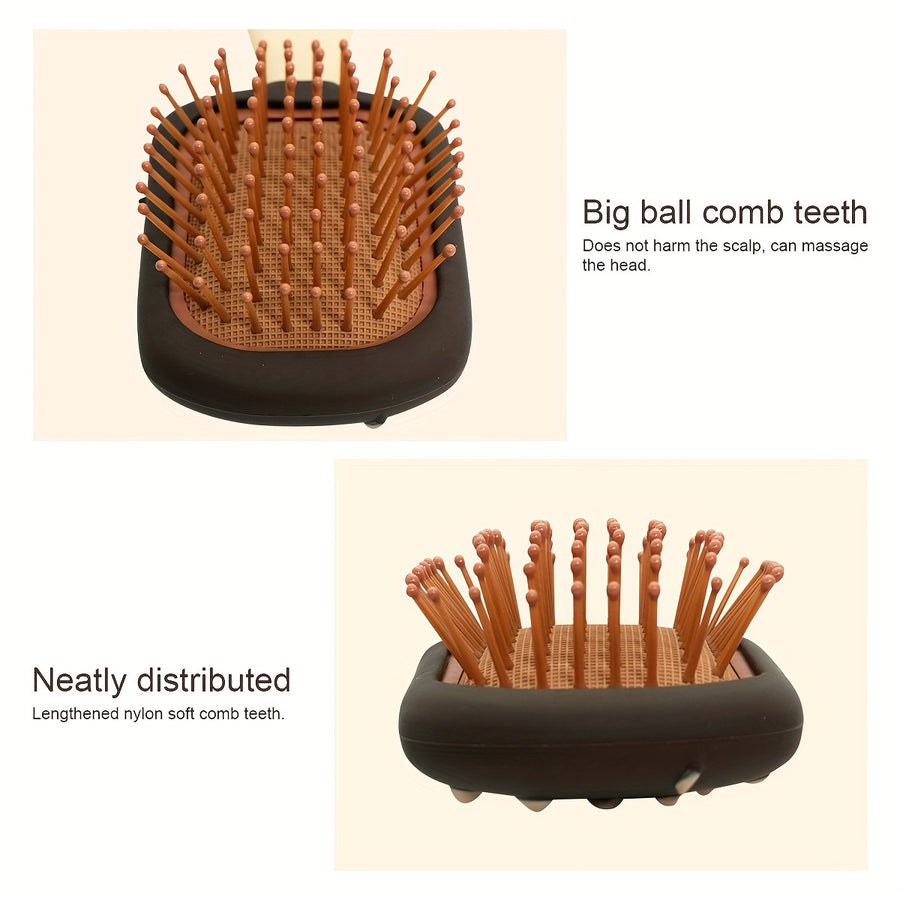 1 brosse à cheveux à coussin d'air sur le thème du crème glacée — Monptitlou