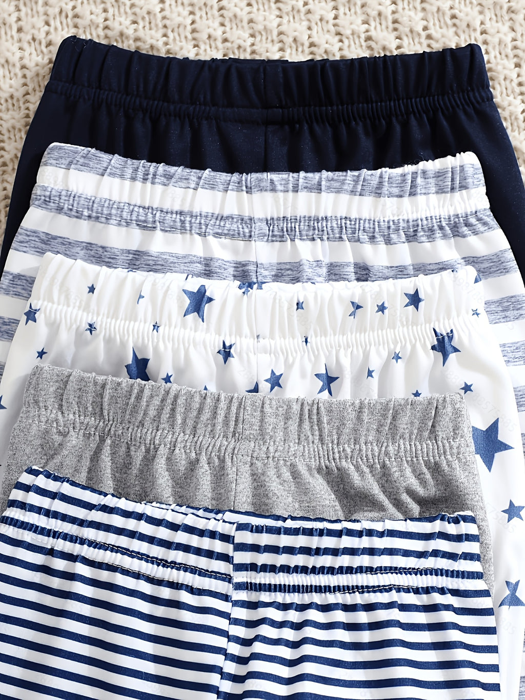 [Cadeau bébé nouveau-né] 5 pièces Pantalons longs pour bébé garçon — Monptitlou